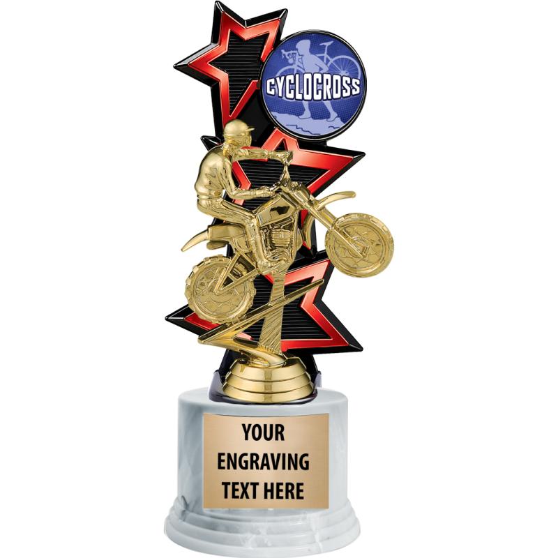 Motorcycle Racer Trophy Motocross Trophies | Motocross Medals | Motocross Plaques and Awards