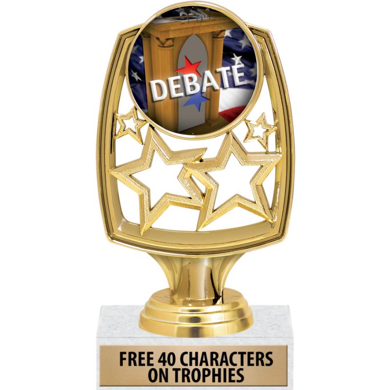 Debating Badge Debate Trophies - Debate Medals - Debate Plaques and Awards