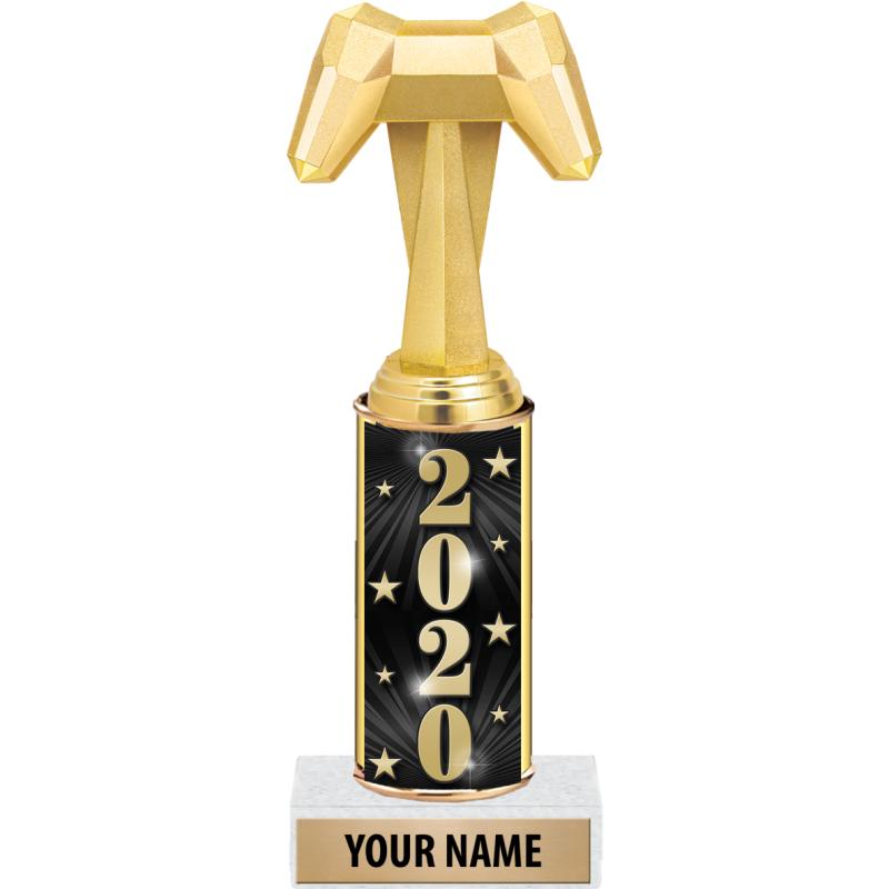 Video Games Trophies Crown Awards