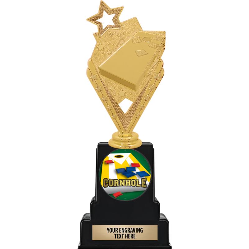 Carbuncle Trophy Cornhole Trophies - Crown Awards