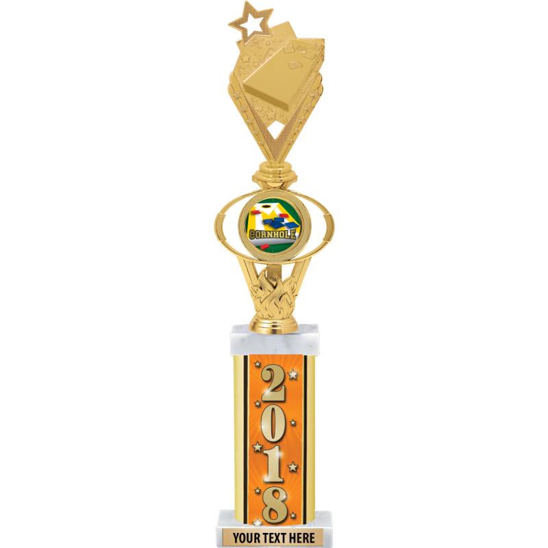 Carbuncle Trophy Cornhole Trophies - Crown Awards