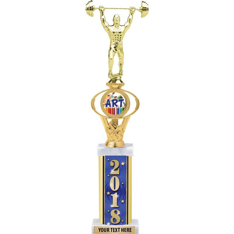 Power Trophy Example Powerlifting Trophies - Crown Awards