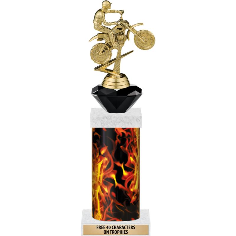 Carbuncle Trophy Dirt Bike Trophies - Crown Awards