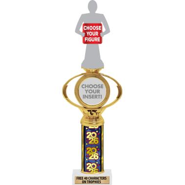 Triangle Trophy Riser 2026 Column Trophies | Riser Column Trophies
