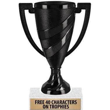 Coppa Inspire Galaxy Oro E Nero - Trofeo Award Cup 3 Misure Con Incisione Gratuita Awardsmith