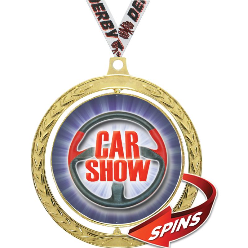Car Racing Medals Racing Medals - Crown Awards