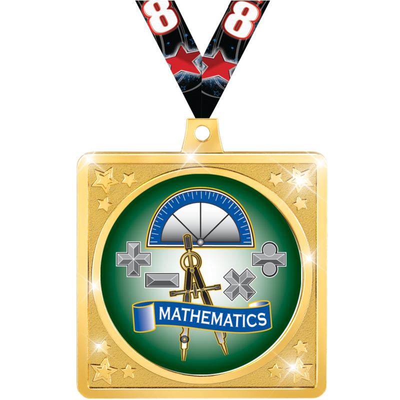 Math Trophies - Math Medals - Math Plaques and Awards