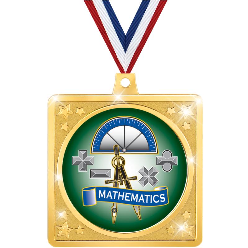 Math Trophies | Math Medals | Math Plaques and Awards