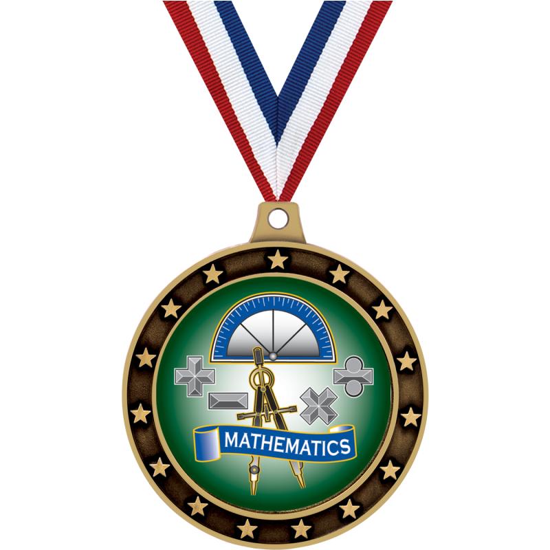 Math Trophies - Math Medals - Math Plaques and Awards