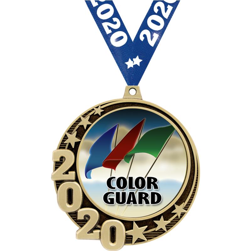 Color Guard Awards Color Guard Medals - Crown Awards