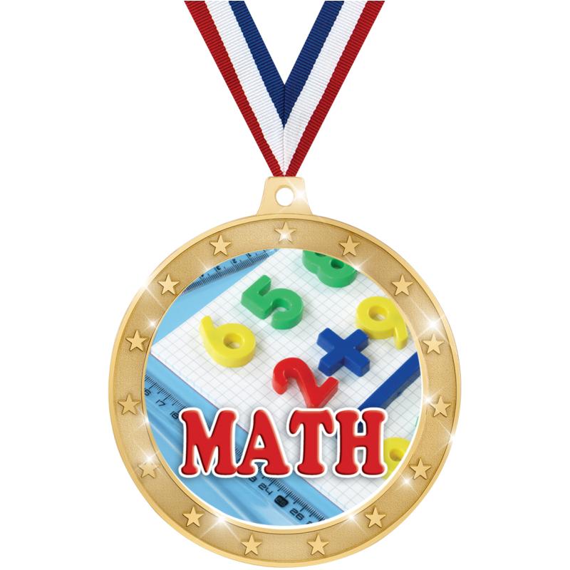 Math Trophies | Math Medals | Math Plaques and Awards