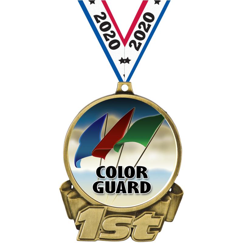 Color Guard Awards Color Guard Medals - Crown Awards