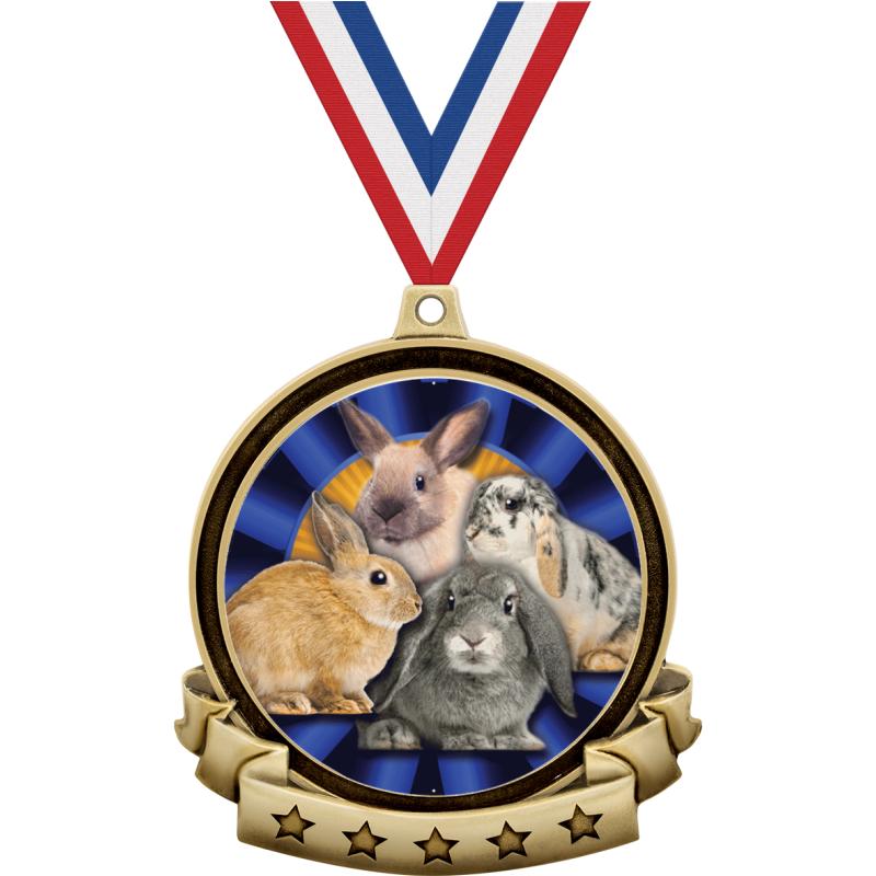 Congratulations Rabbit Winner Rabbits Medals - Crown Awards
