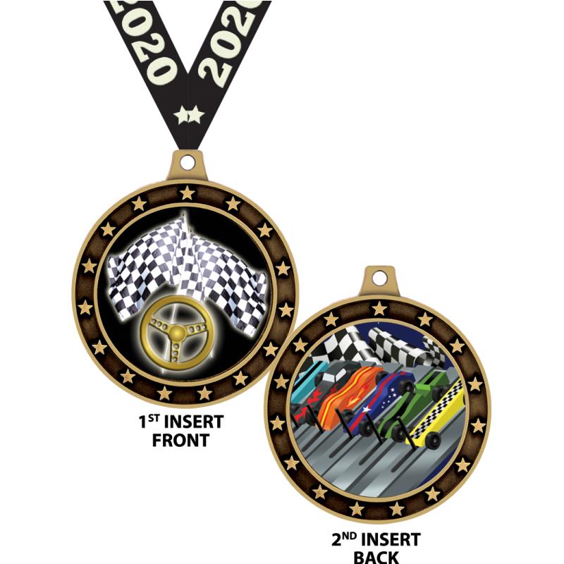 Car Racing Medals Racing Medals - Crown Awards