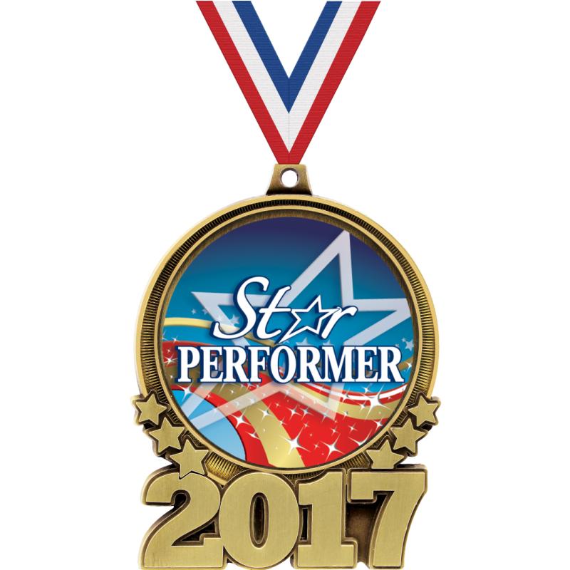 Star Performer Medals - Crown Awards