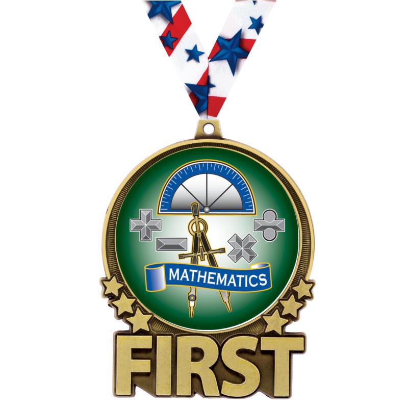 Math Trophies | Math Medals | Math Plaques and Awards