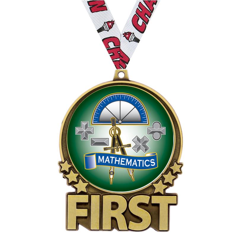 Math Trophies - Math Medals - Math Plaques and Awards