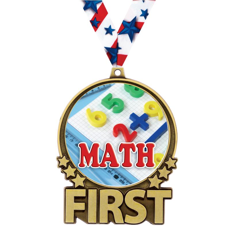 Math Trophies | Math Medals | Math Plaques and Awards
