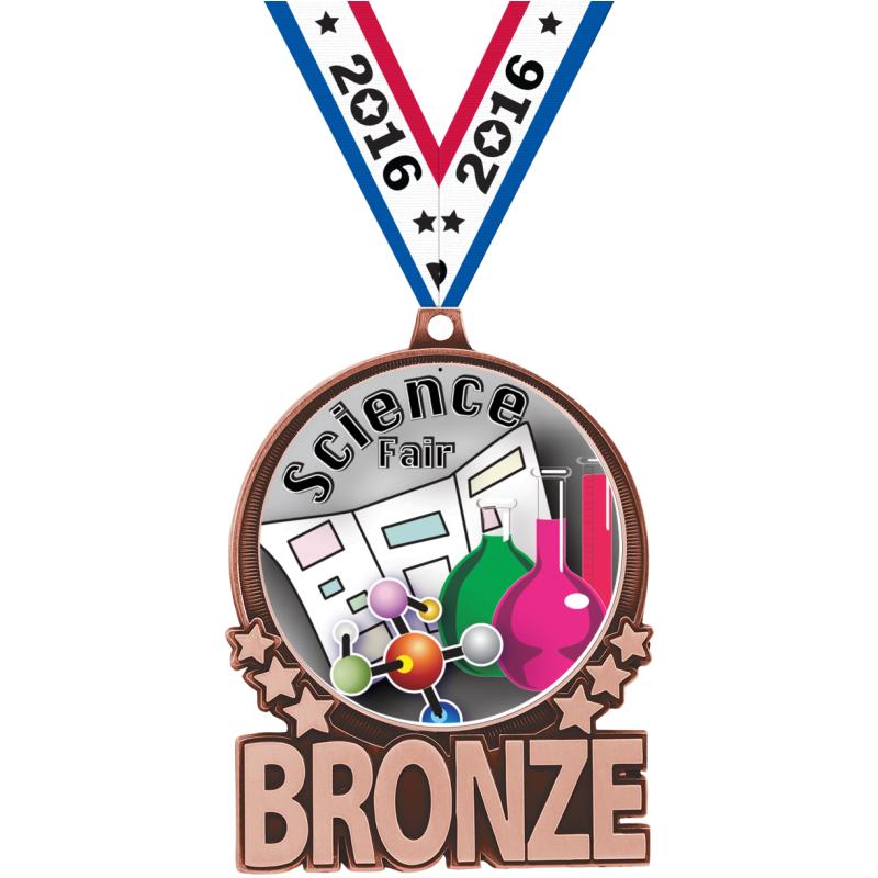 Science Fair Medals - Crown Awards