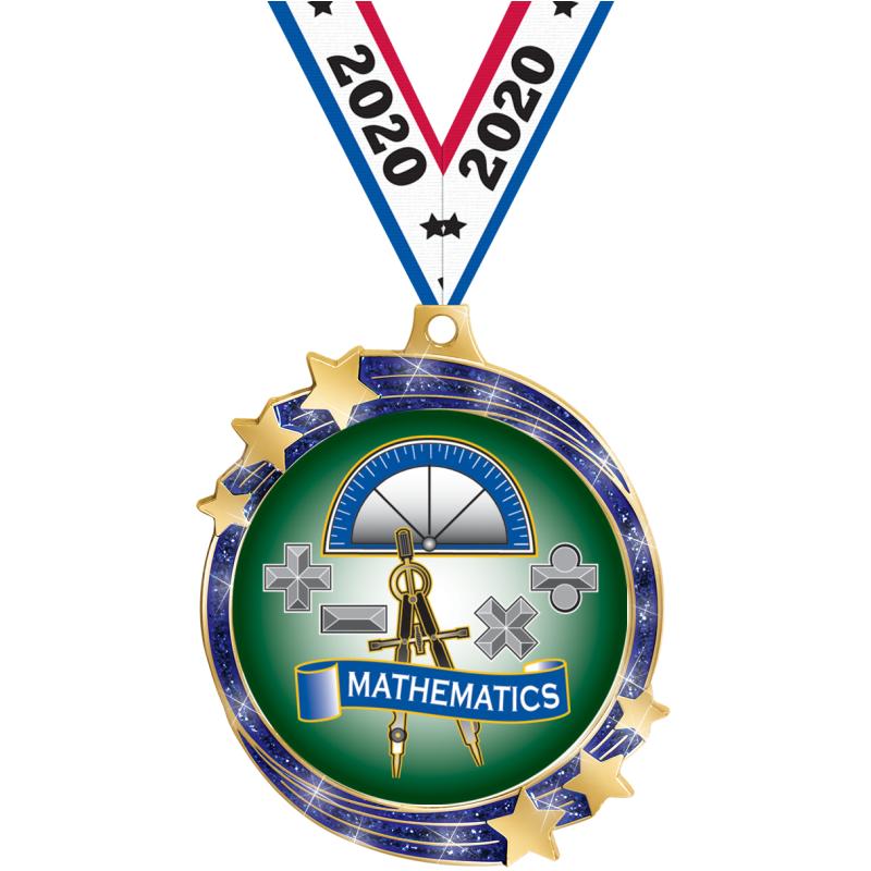 Math Trophies | Math Medals | Math Plaques and Awards