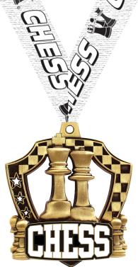 2.25" SHIELDZ CHESS GLD