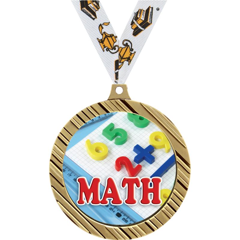 Math Trophies | Math Medals | Math Plaques and Awards