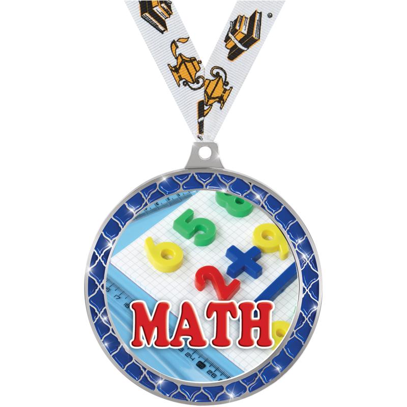 Math Trophies | Math Medals | Math Plaques and Awards