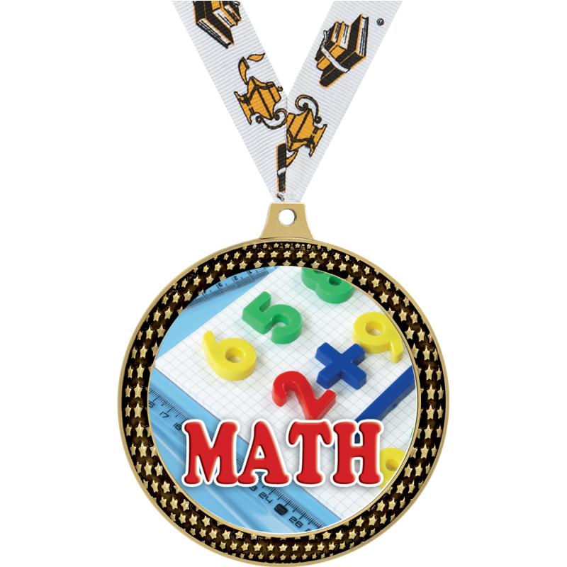 Math Trophies | Math Medals | Math Plaques and Awards