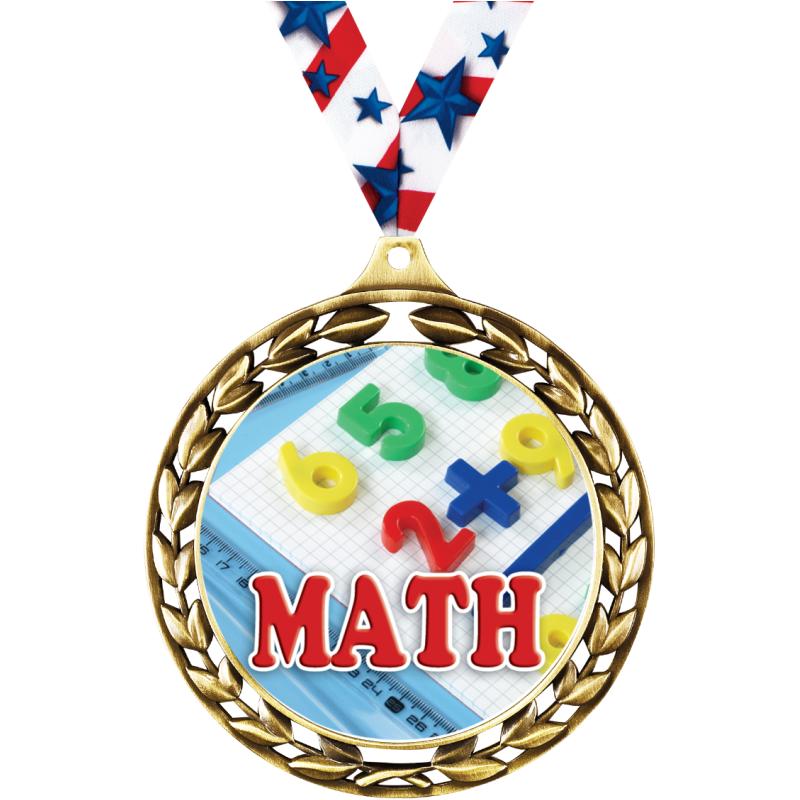 Math Trophies | Math Medals | Math Plaques and Awards