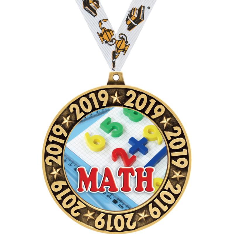 Math Trophies | Math Medals | Math Plaques and Awards