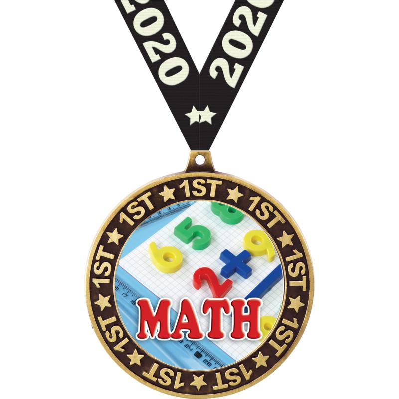 Math Trophies | Math Medals | Math Plaques and Awards