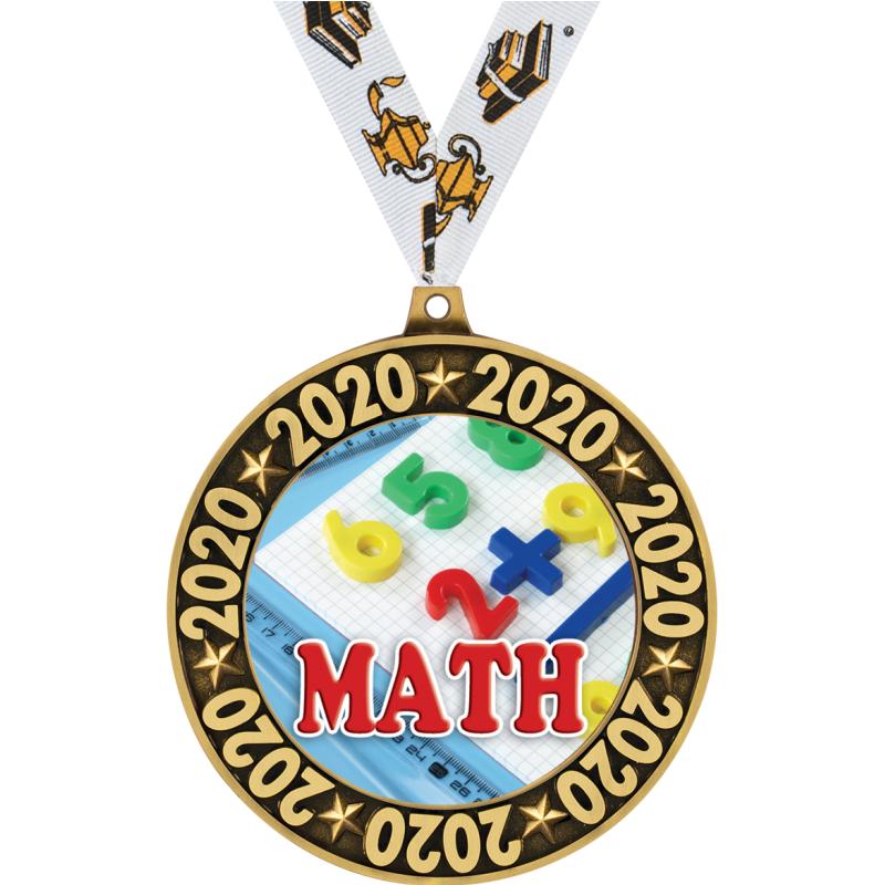 Math Trophies | Math Medals | Math Plaques and Awards