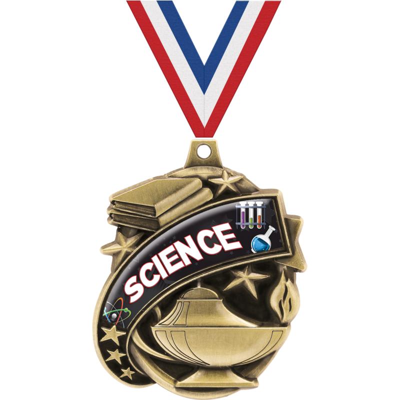 Science Set Trophy Science Trophies | Science Medals | Science Plaques and Awards