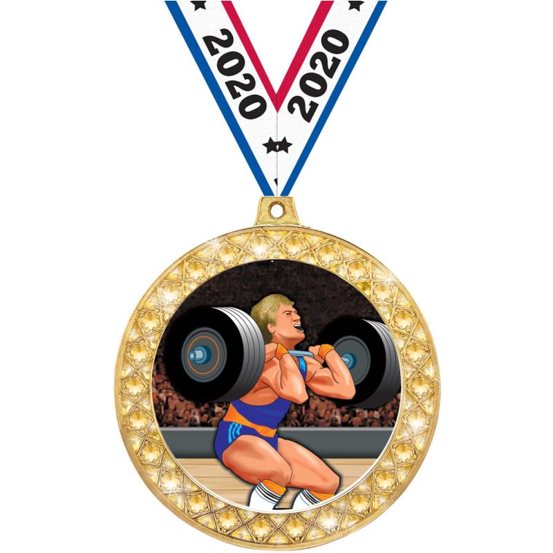 Powerlifting Medals - Crown Awards