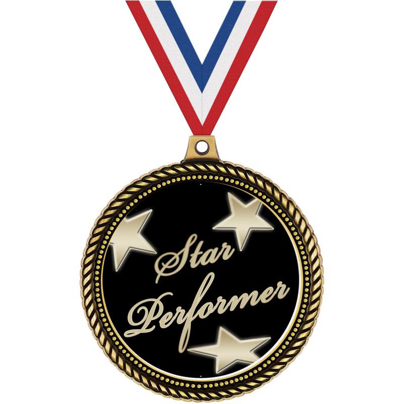 Star Performer Medals - Crown Awards