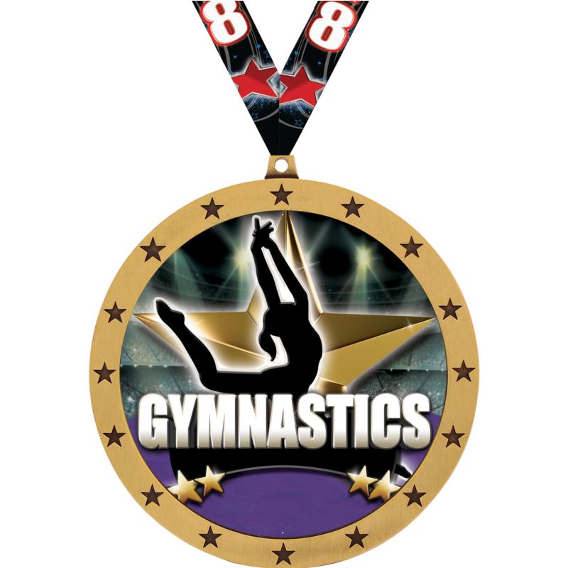 Gymnastics Trophies - Gymnastics Medals - Gymnastics Plaques and Awards