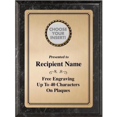 Customised Plate Inserts Custom Insert Plaques | Custom Gold Or Silver Full Plate Insert Plaques