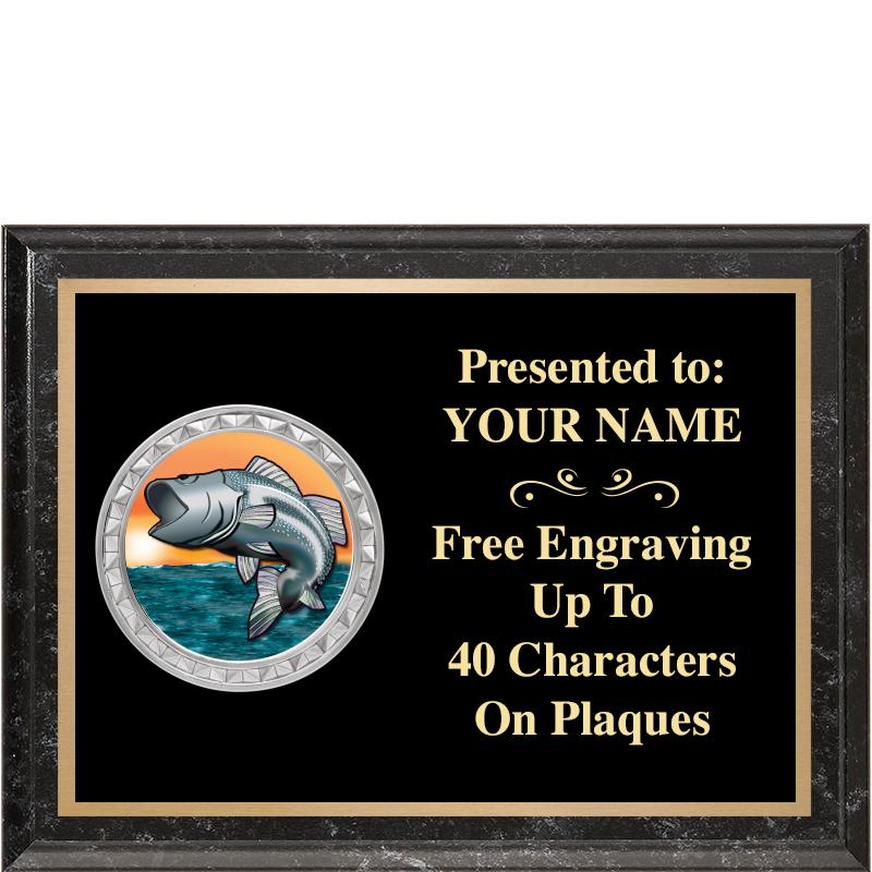Personalised Engraved Celebration Shield – Fishing Great Player Team Award – CNC Group UK