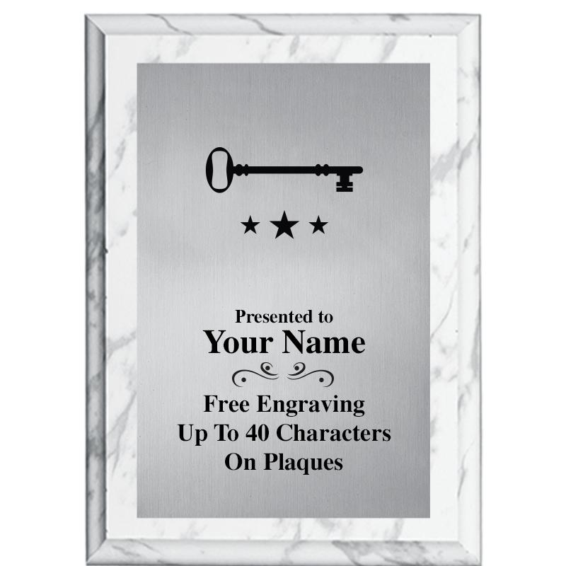 Key Design Plaque Key Plaques - Crown Awards