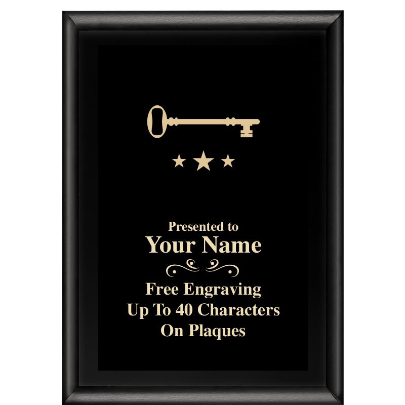 Key Design Plaque Key Plaques - Crown Awards