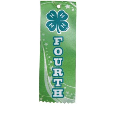 4rt Ribbon 4-H Ribbons | 4-H Fourth Ribbon