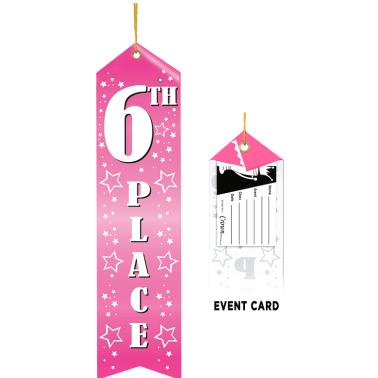 Color Splash Ribbons | 6th Place Award Ribbon