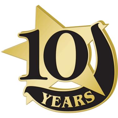 Recognition Pins | 10 Years Recognition Pin