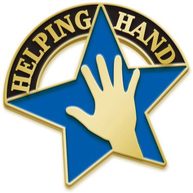 Recognition Pins | Helping Hand Recognition Pin