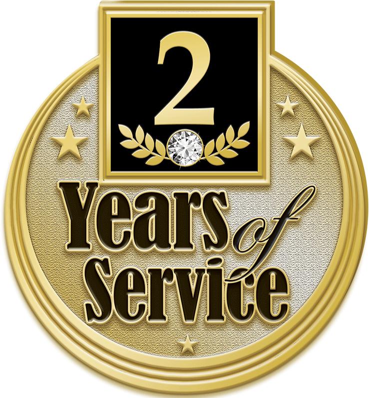 2 Years Pin Years Service Pins | 2 Years Service Pin