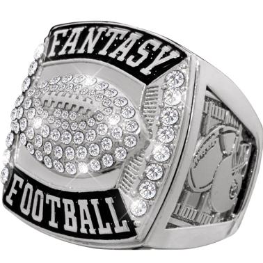 Gold And Silver Deluxe Rings Silver Deluxe Fantasy Football