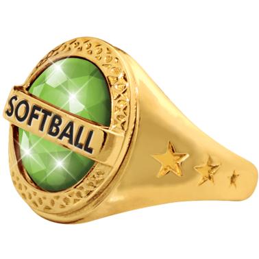 Softball Championship Rings Softball Genteel Ring