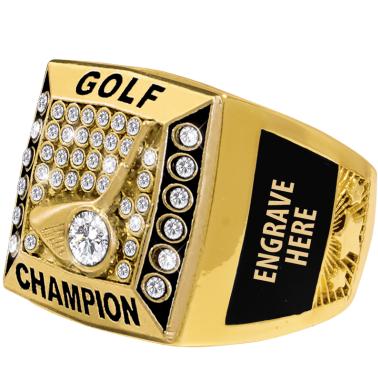 Premiere Engravable Golf Rings | Golf Premiere Engravable Golf Ring