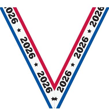 Spp Ribbon Sports Neck Ribbons | 2026 Sport Neck Ribbon