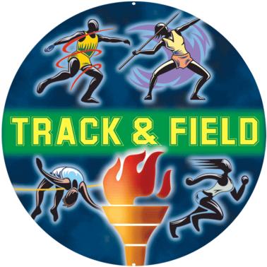 Track Field Stickers 2